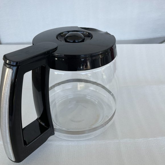 Cuisinart Glass Carafe 14 Cup Coffee Maker Black Replacement Pot - Picture 3 of 6